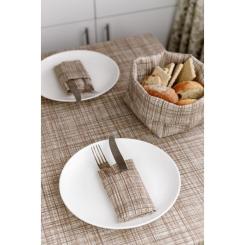 Скатерть Прованс Тереза Клеточка 120х133 Фото 5