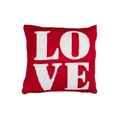 Наволочка Прованс декоративная вязаная LOVE 45х45 Фото