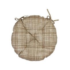 Подушка на стул Прованс Dх40 Тереза клеточка Фото