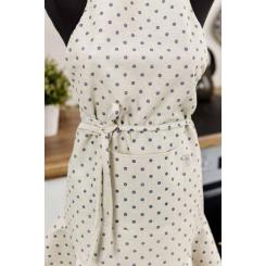 Фартук Прованс Горох синий Хозяйка Фото 2