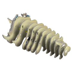 Пазл Eugy 3D Зоопарк Носорог Фото 2