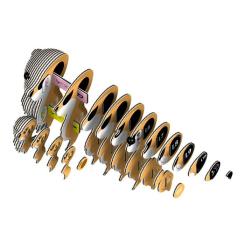 Пазл Eugy 3D Зоопарк Сурикат Фото 3