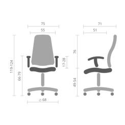 Кресло игровое Аклас Альтрон R-MB OT-R240 Чорне Фото 11