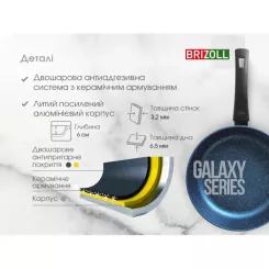 Сковорода Brizoll Galaxy 28 см Фото 6