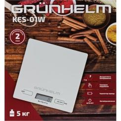 Весы кухонные Grunhelm KES-01W Фото 2