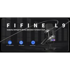 Микрофонный кабель Fifine XLR Male to Female 3 м Фото 4