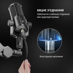 Микрофонный кабель Fifine XLR Male to Female 3 м Фото 5