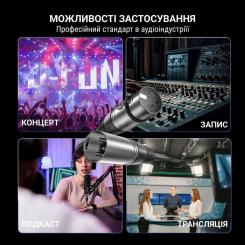 Микрофонный кабель Fifine XLR Male to Female 3 м Фото 7