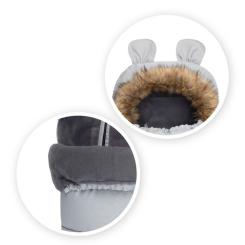 Зимний конверт MoMi Sleeping bag gray Фото 2