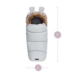 Зимний конверт MoMi Sleeping bag gray Фото 4