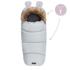 Зимний конверт MoMi Sleeping bag gray Фото 5