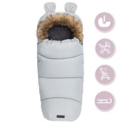 Зимний конверт MoMi Sleeping bag gray Фото 7