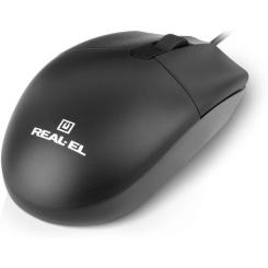 Мышка REAL-EL RM-210 USB Black Фото 3
