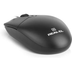 Мышка REAL-EL RM-210 USB Black Фото 7