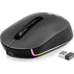 Мышка REAL-EL RM-470W Wireless/Bluetooth Dark Gray Фото