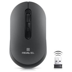 Мышка REAL-EL RM-470W Wireless/Bluetooth Dark Gray Фото 1