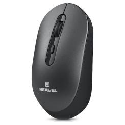 Мышка REAL-EL RM-470W Wireless/Bluetooth Dark Gray Фото 3