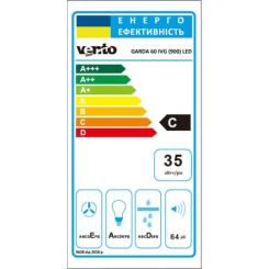 Вытяжка кухонная Ventolux GARDA 60 IVG (900) LED Фото 7