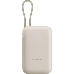 Батарея универсальная Xiaomi 10000mAh 22.5W, Integrated Cable, beige Фото