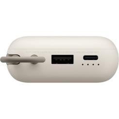 Батарея универсальная Xiaomi 10000mAh 22.5W, Integrated Cable, beige Фото 4