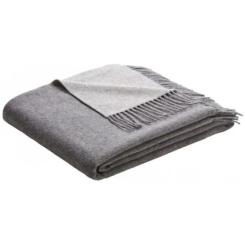 Плед Billerbeck Plaid grau-silber 130х170 Фото