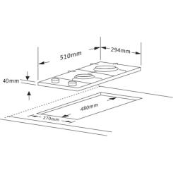 Варочная поверхность Interline HGG 734 FGT BA Фото 11