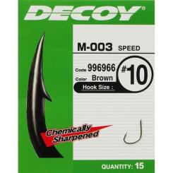 Крючок Decoy M-003 Speed 09 (15 шт/уп) Фото 1