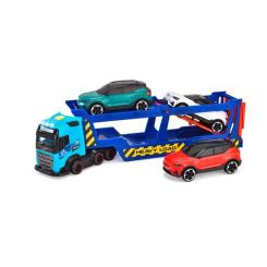 Спецтехника Dickie Toys Автотранспортер с 3 машинками Фото