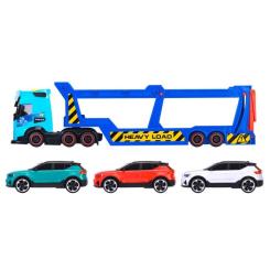 Спецтехника Dickie Toys Автотранспортер с 3 машинками Фото 1