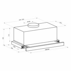 Вытяжка кухонная Eleyus LOTUS 1200 60 WH Фото 11