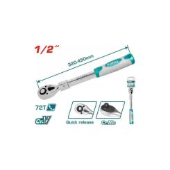 Трещотка Total THT106128L 1/2", 320-450 мм. Фото 1