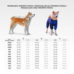 Ветровка для животных WAUDOG Clothes Бесконечные миры L 50 Фото 1