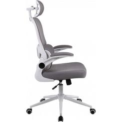 Офисное кресло GT Racer B-5880 White/Gray Фото 3