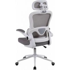 Офисное кресло GT Racer B-5880 White/Gray Фото 4