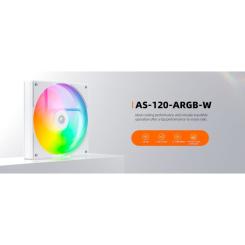 Кулер для корпуса ID-Cooling AS-120-ARGB-W Фото 7