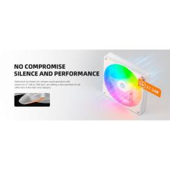 Кулер для корпуса ID-Cooling AS-120-ARGB-W Фото 8