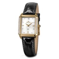 Наручные часы Seculus 1676.2.762 mop, pvd swarovski stones, blk leather Фото