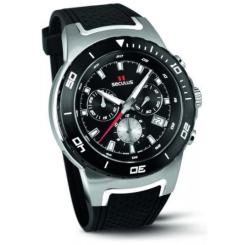 Наручные часы Seculus 4488.2.503 black, ss tr-ipb silver, silicon black Фото