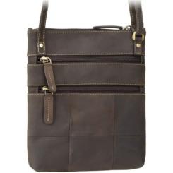 Сумка Visconti 18606 Slim Bag Oil Brown Фото 3