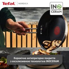 Сковорода Tefal Nordica, 24см, нержавіюча сталь Фото 6