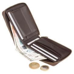 Кошелек Visconti HT14 Camden c RFID Chocolate Фото 4
