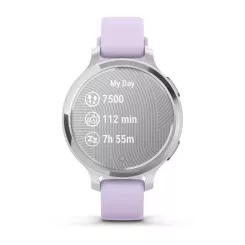 Смарт-часы Garmin Lily 2 Active, Silver/Jasmine Purple, Silicone, Фото 8