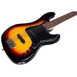 Бас-гитара Cort GB34JJ 3 Tone Sunburst Фото 2