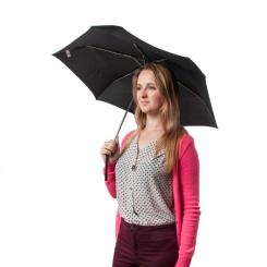 Зонт Fulton Miniflat-1 L339 Black Фото 3