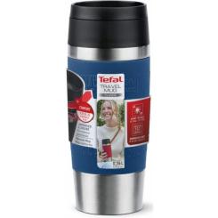 Термокружка Tefal Travel Mug Classic, 360мл, нержавіюча сталь, синій Фото 1