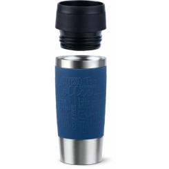 Термокружка Tefal Travel Mug Classic, 360мл, нержавіюча сталь, синій Фото 2