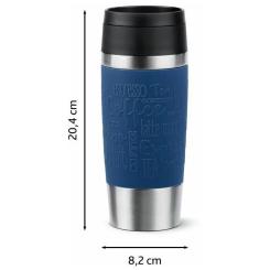 Термокружка Tefal Travel Mug Classic, 360мл, нержавіюча сталь, синій Фото 3