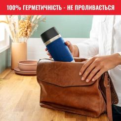 Термокружка Tefal Travel Mug Classic, 360мл, нержавіюча сталь, синій Фото 8