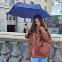 Зонт Fulton L710-037386 Open & Close Superslim-1 Navy Фото 4