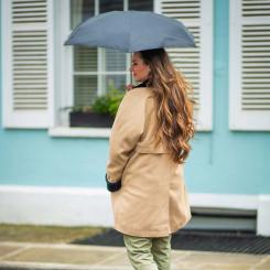 Зонт Fulton Tiny-1 L500 Black Фото 1